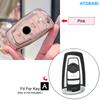 Crystal Style Tpu Car Key Cover Case Bag For Bmw 1 2 3 5 6 7 Series  F20 F22 F30 F Chassis X3 X5 X7 G01 G02 G08 G30 G31 G32