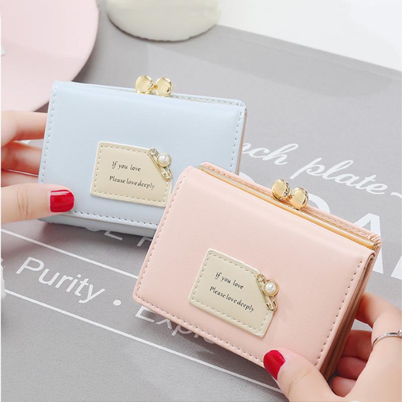 Trendy Women's Mini Wallet: Cute Korean-Style Card Holder & Coin Purse