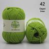 Combed 5-Ply Milk Cotton Yarn for DIY Knitting & Crochet - Medium-Thick Scarf & Blanket Material Pack