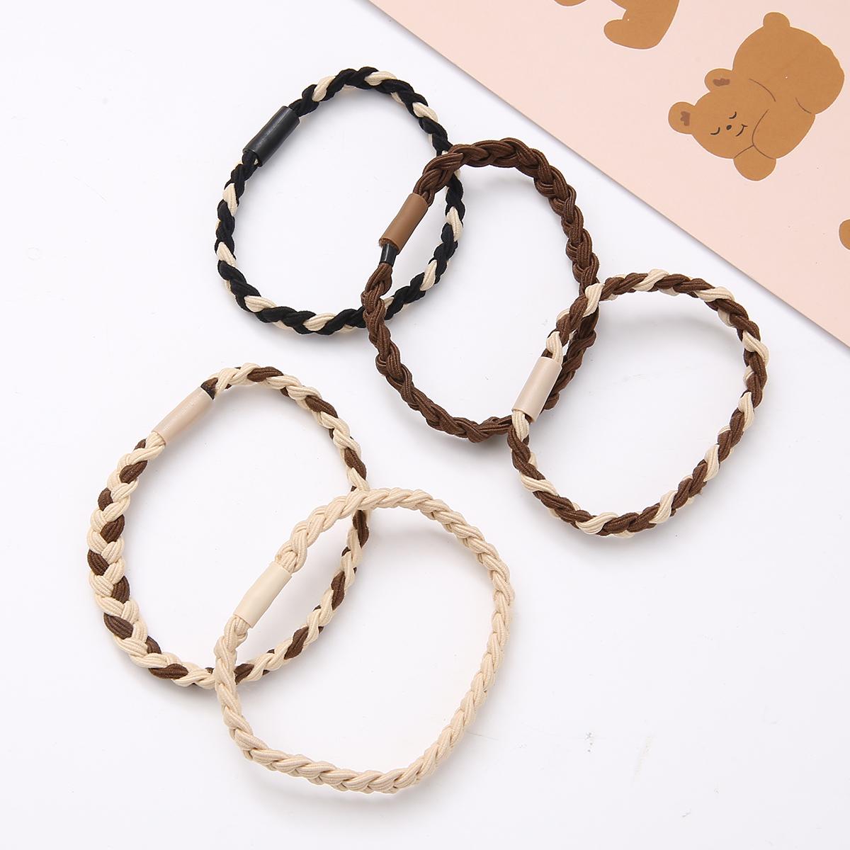 

5/10 шт. Висока еластичність, довговічність, пов’язка для волосся, кільце для волосся, мотузка, модні головні убори для дівчинки, мила гумка, аксесуари для волосся