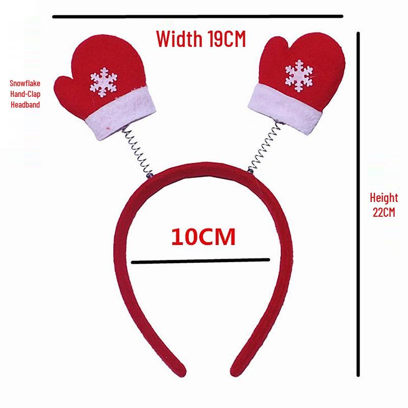 Christmas Hair Clip & Headband Set: Snowman Ornament, Bow, Hat - Perfect Holiday Accessories for Kids