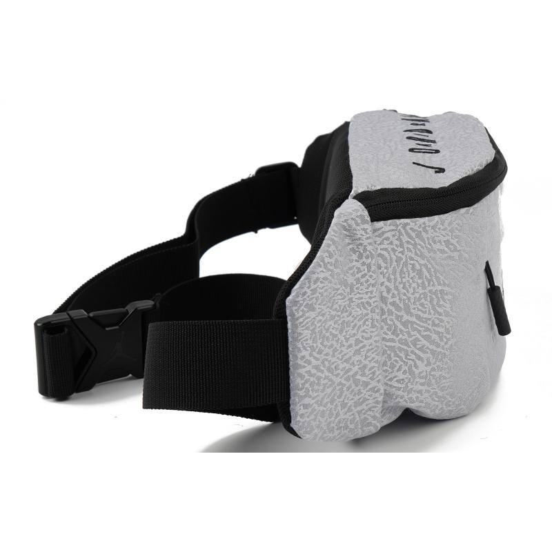 Jordan Polyester Sling Bag, Crossbody Bag, Fanny Pack Regular Unisex Gray Jordan JD2143032GS-002