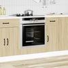 VidaXL Oven Cabinet Kalmar Sonoma Oak Engineered Wood, Oven Unit, Kitchen Oven Cabinet, Base Unit of 853520