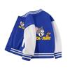 Tom and Jerry Thickened Boys' Baseball Jackets - Velvet Lined, Spring/Autumn Casual Wear