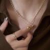 Elegant Gold Beaded Necklace for Women - 2024 Clavicle Chain, Luxury Neck Accessory