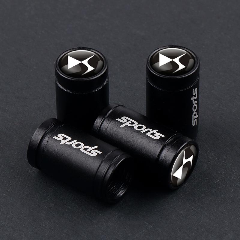 4Pcs Car Wheel Tire Valve Caps Tyre Stem Cover For Citroen C1 C2 Grand C4 Picasso C4L VTS C-ELYSEE DS C3-XR C5 C6