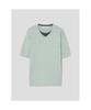 8seconds V-Neck Layered Knit Pullover Light Green