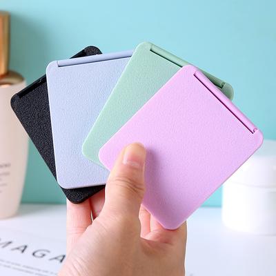 Kunststoff Klappspiegel Taschenspiegel Mini Tragbar Make-up Spiegel Reise Hand Klein Spiegel Schminktisch Faltbar Kompakt Kosmetik Werkzeuge