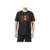 Li Ning Badminton Series Logo Print Quick-Dry Breathable Round Neck Short Sleeve T-Shirt Unisex Tops Black AHSU455-1