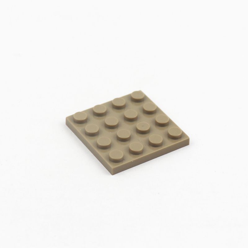 20PCS 4x4 Dots Blocks Dinosaurs Base Plate Colorful Building Bricks Compatible Parts 3031 DIY Educational Toys for Children