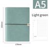 A5 B5 Business Leather Journal Notebooks 6 Ring Binder Planner with 100 Sheets  Blank Printed Loose-leaf Diary Notebook