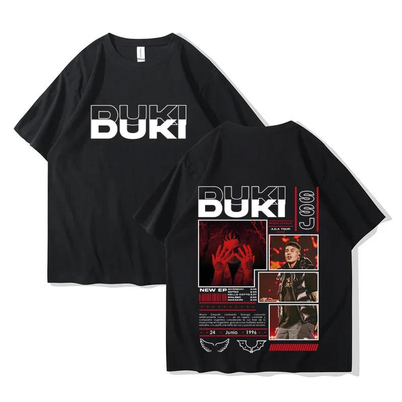 

Rapper Duki Album MerchT-shirts Fashion Hip Hop Short Sleeve T Shirts Mens Women Clothing Cotton Fans Gift 4XL