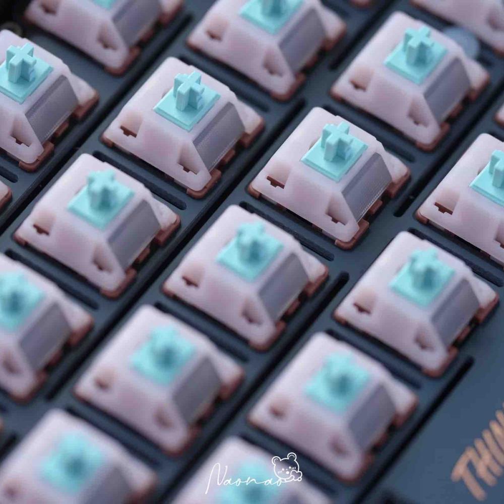 YiHuai Brown Switch Slight Paragraph Switch HIFI Factory-lubed Custom 37g45g Trigger Office Mechanical Keyboard Accessory Gifts