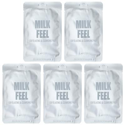 Milk Peel, Exfoliation & Cleansing Pads, 5 Packs, 7 G (0.24 Oz) Each