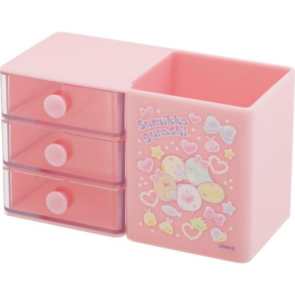 

Sumikko Gurashi H80 x W138 x D65mm San-X Multi-Pen Stand, Pink, FB56104, Size