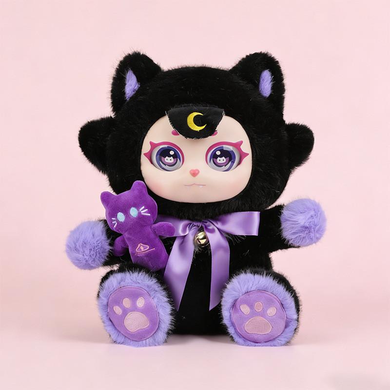 Ghost Cat Plush Doll With Soft Pp Cotton Filling For Children And Giftgiving