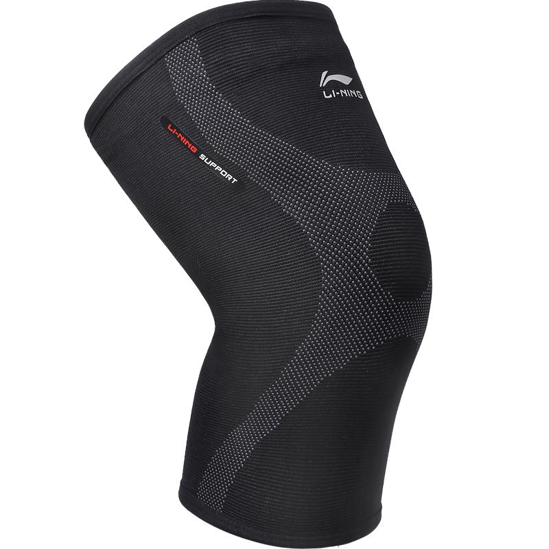 Li Ning Knee Pads Polyester Polyamide Elastane Cycling Soccer Ball Basketball Unisex LDER944 L