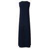 Fashion Deep V Neck Solid Color Sleeveless Long Dress Comfortable Breathable High Recognition Elegant Slimming Flattering Fit