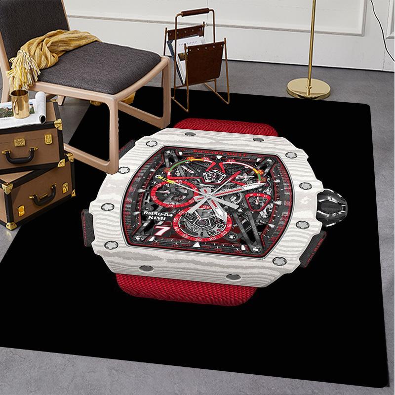 Swiss watch R-Richard Miller printed carpet high-end watch dial floor mat living room sofa room decorative art rugs