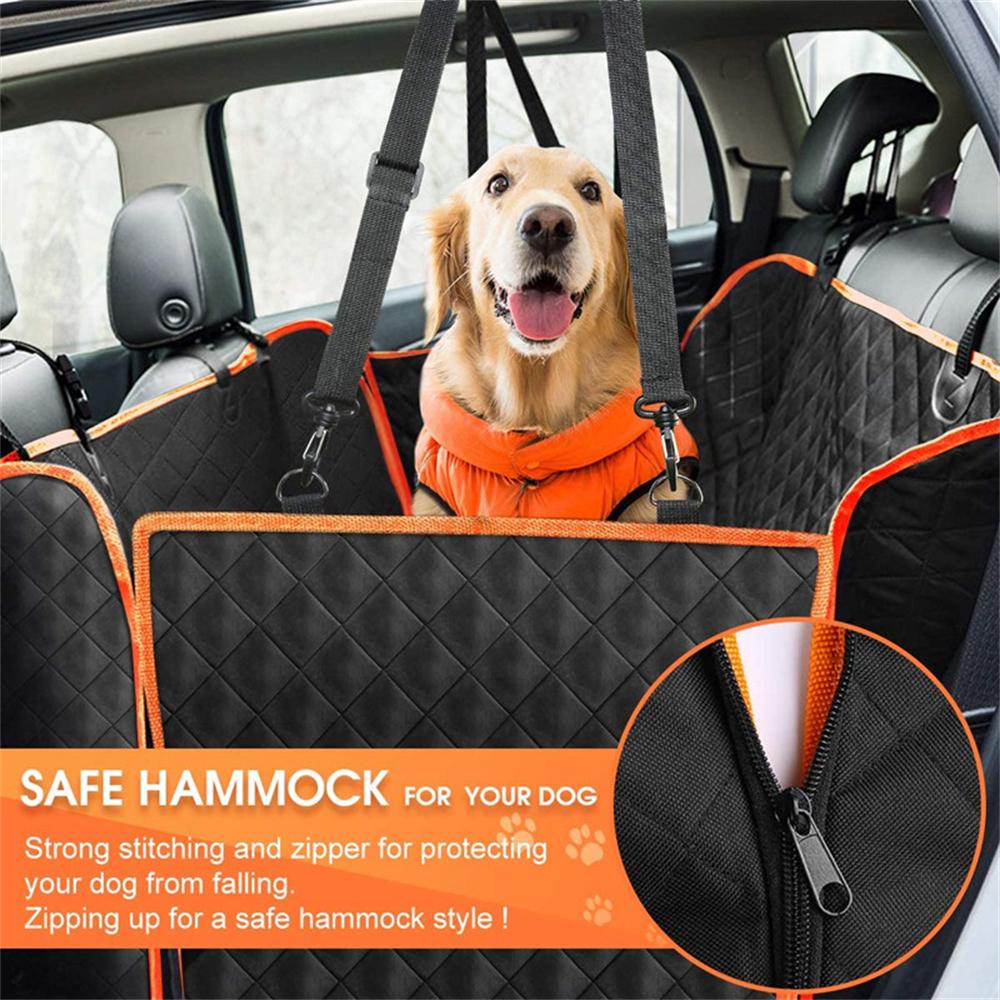 Car seat Cover Pet Pad, Dog Seat Cover for Back Seat 600D Oxford Fabric Waterproof Scratch-Resistant Dog Hammock Cover
