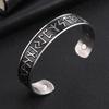 Viking Nordic Rune Magnetic Bangles Women Men Wiccan Amulet Stainless Steel Vintage Bangle Health Magnetic Bracelet Jewelry