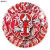 10 30 50pcs Cute Red Lobster Stickers Animals DIY Car Laptop Suitcase Skateboard Guitar Cartoon Graffiti Sticker Kid Gift Toy