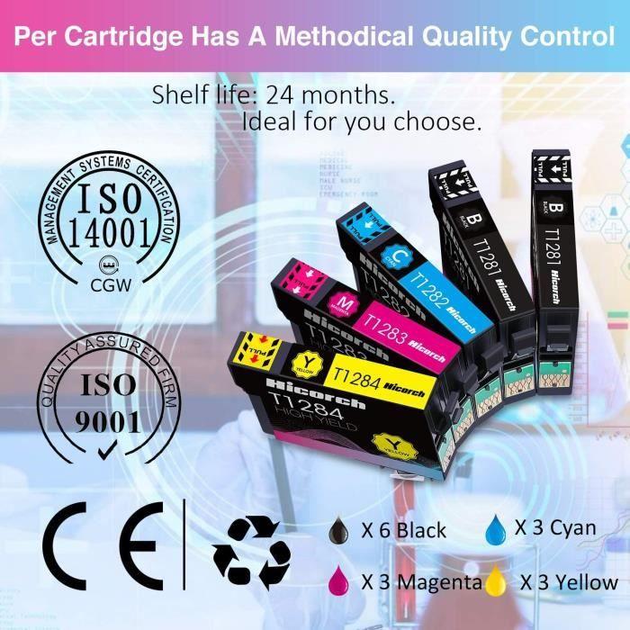 Ink Cartridge - EPSON - T1285 - Black - 15 Ml - Compatible with Several Models