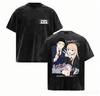 2026 My Dress-Up Darling Marin Kitagawa Double-Sided Printed Black Washed Loose Pure Cotton Casual Street Style Fan T-shirt