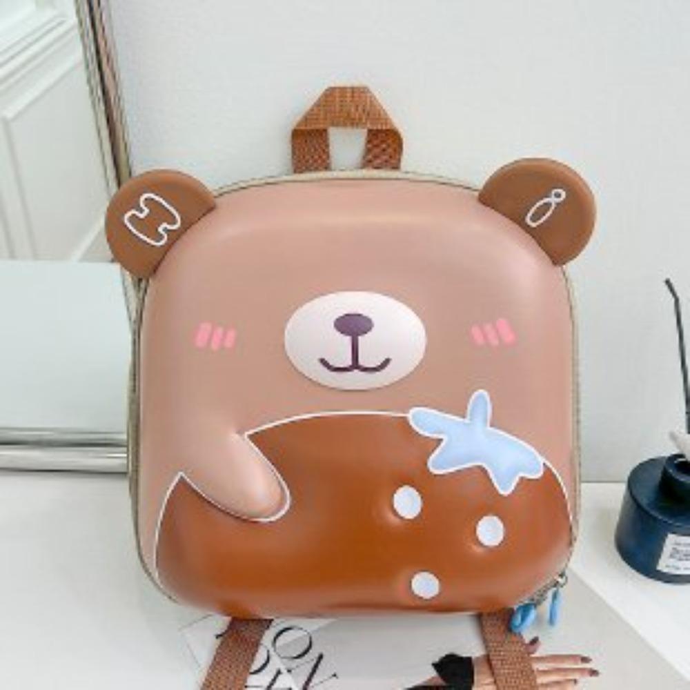 Zaino casual impermeabile per bambini asilo Mengbao nuovo zaino simpatico orso borsa a guscio d'uovo 3D