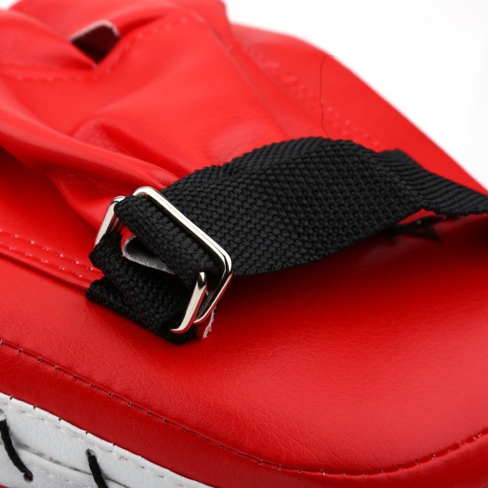 2pcs PU Leather Focus Pads Curved Target Training Mitts Durable Boxing Hand Pads  Taekwondo Training