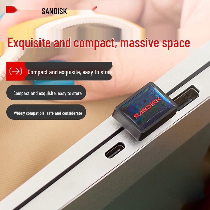 SanDisk 64GB Ultra Luxe USB 3.2 Type-C Flash Drive