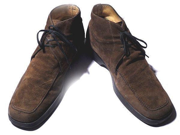 DAKS Wildleder Chukka Boots 27.0EEE Dunkelbraun Vintage(GEBRAUCHT)