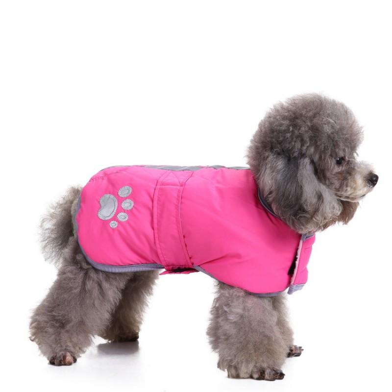 Warm Winter Pet Coat Dogs Cats Thick Cotton Padded Outwear Windproof Outdoor Wear In Multiple Colors