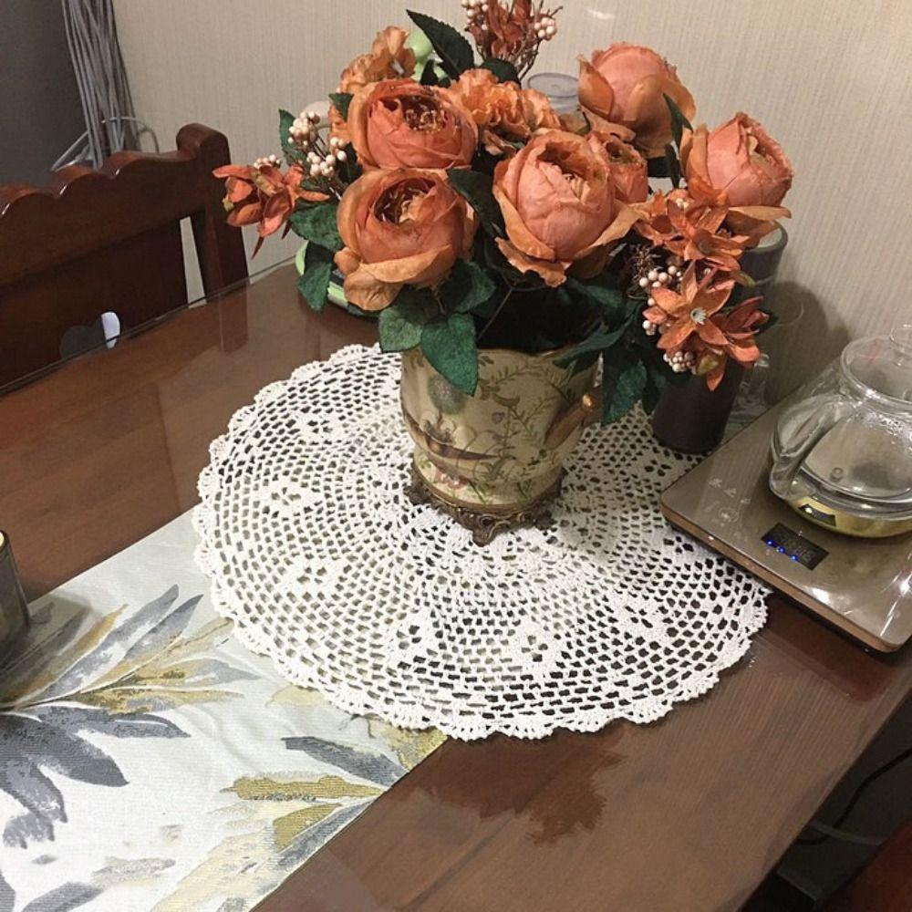 Shabby Chic Table Mat Vintage Crochet Placemet New Wedding Event Decor
