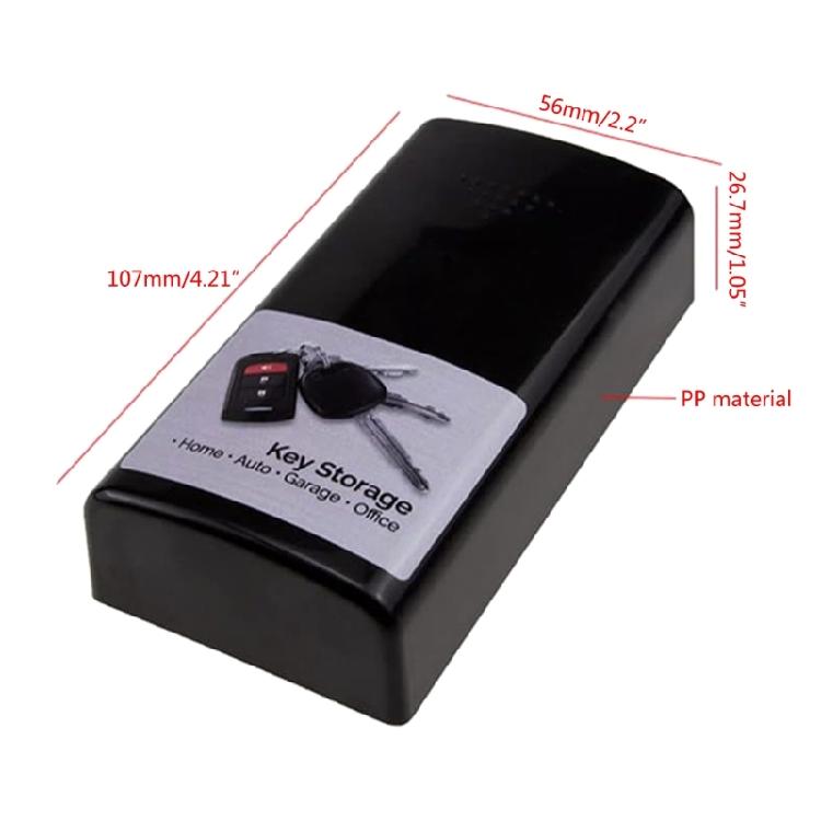 Car Keys Box Keys Hider Case Magnetic Key Hider Box for Car and Outdoor Use