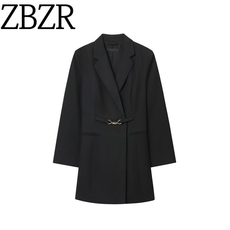 Za Autumn New Women Clothes 2025 Western Style Design Twill Suit Commuter Guest Dresses 1269362