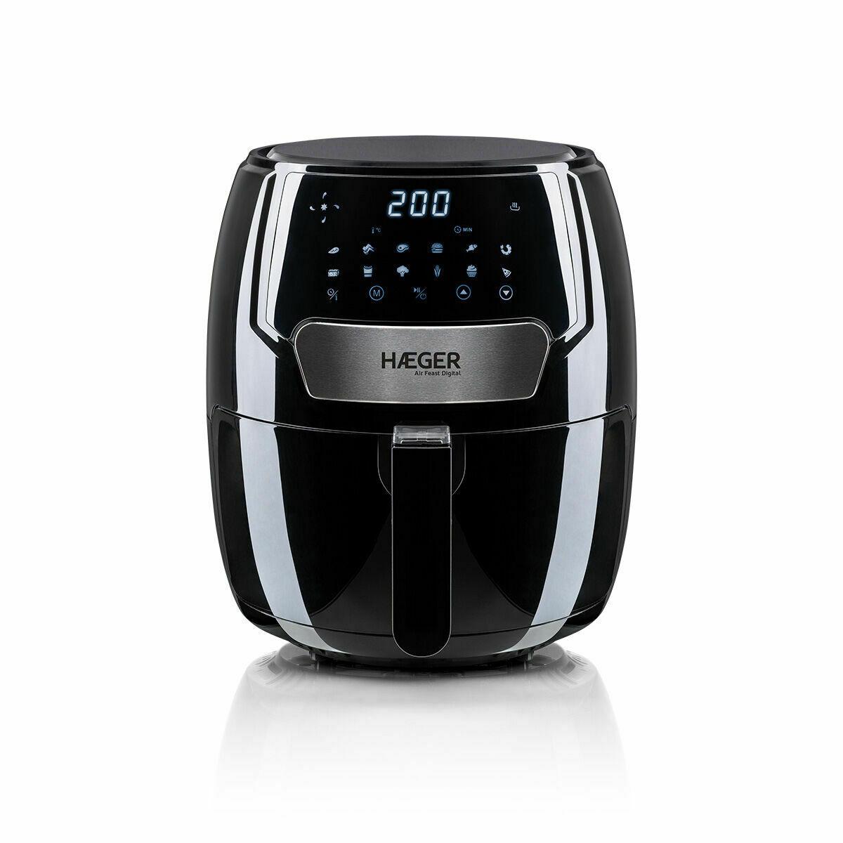 Freidora de aire Haeger AF-D37.003A Negra 1500 W 3,7 L