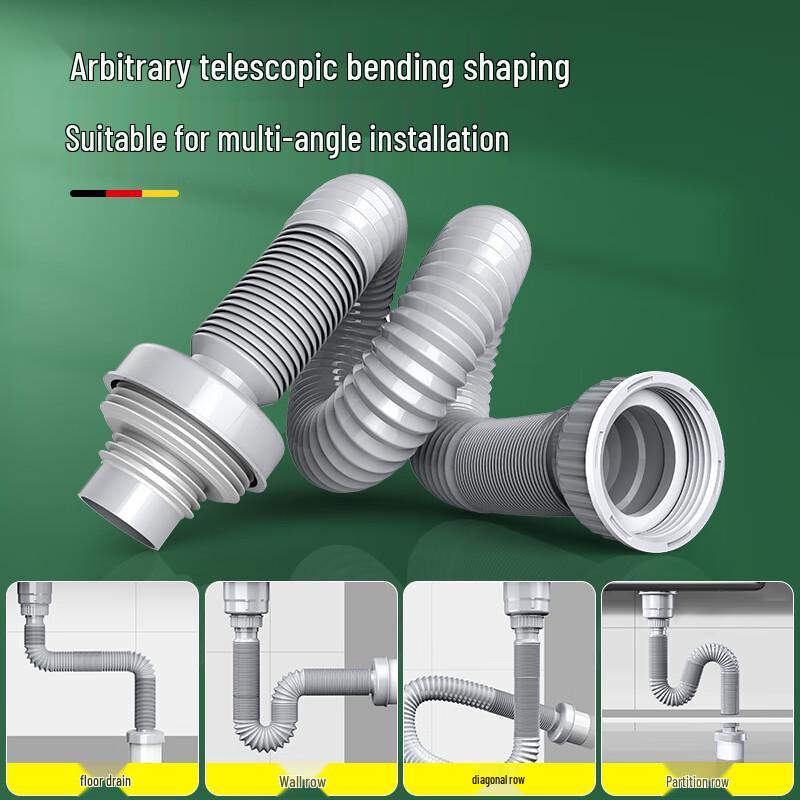 Haili PP Telescopic Kitchen Sink Drain Pipe