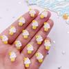 50PCS Resin Mini Colorful Strawberry Sweet Love Ice Cream Ice Cream Flatback Rhinestone DIY Nail Art Scrapbook Craft Accessories