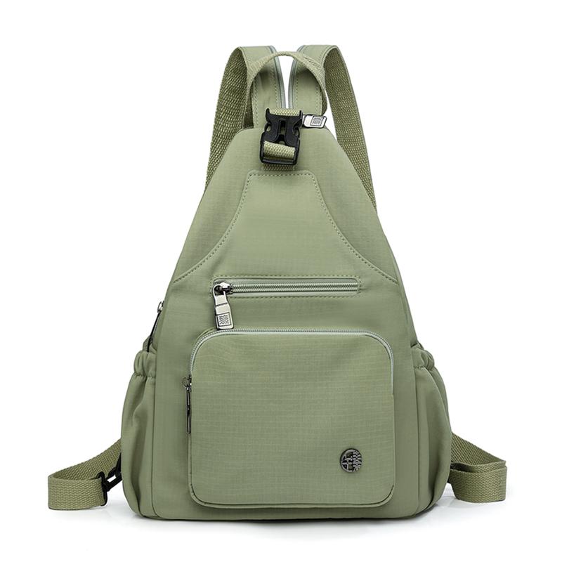 Backpack Crossbody Nylon Multifunctional Womens Chest Bag