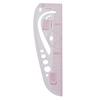 3245 Tailor Ruler High Accuracy Transparent Body Professional Plastic Multifunction Ruler for Costume Designing