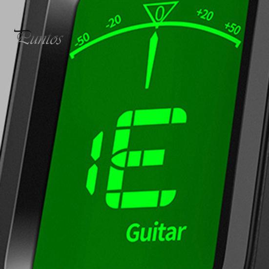 Guitar Tuner Anti-Slip Sensitive Accurate Automatic Tuning ABS Digital Clip on Fast Instruments Accessories