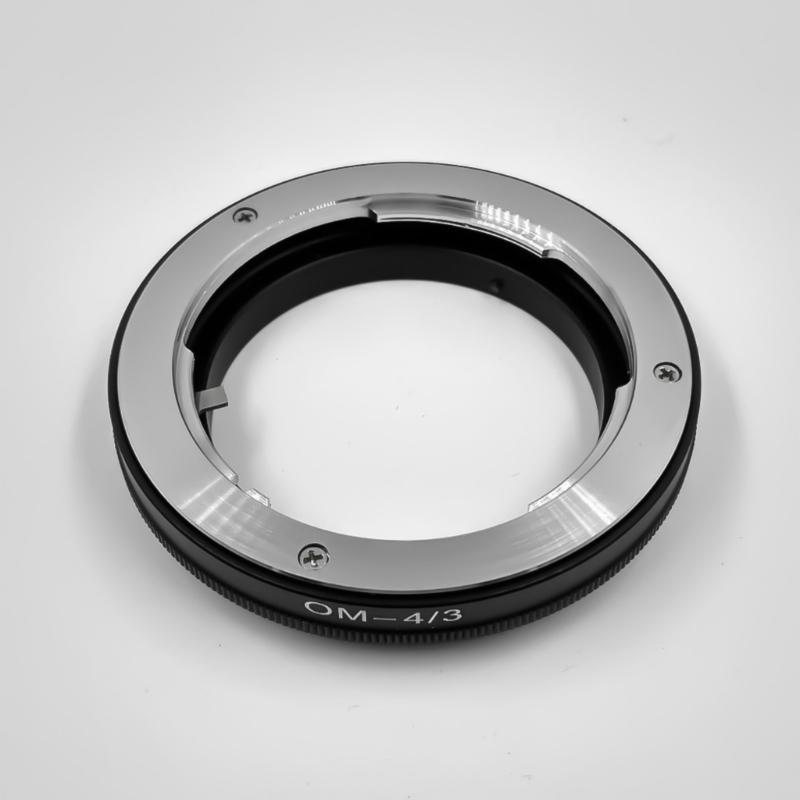 Aluminum Alloy OM to 4/3 Adapter Rings for OM Mount Lens and DSLR Cameras Support Manual Focusing