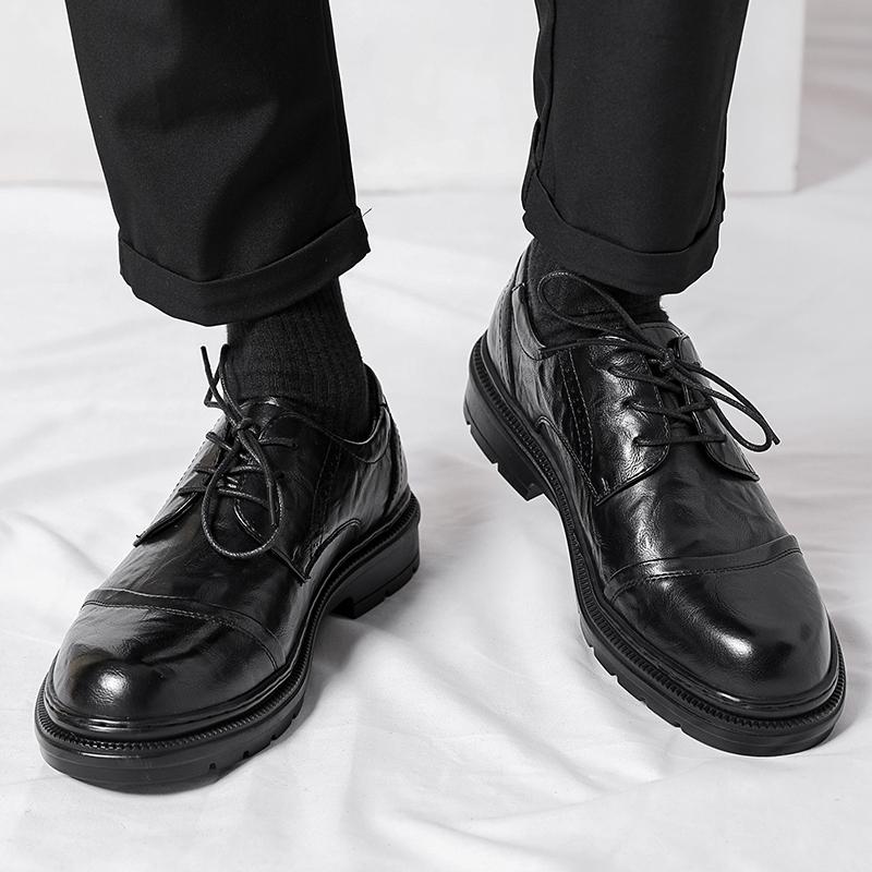 Men's Formal Leather Shoes Classic Elegant Gentleman Style Outdoor Leisure Business Party Office Wedding Men's Quality Shoes
