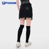 FILAFUSION Women's Slim-Fit Denim Cargo Skirt