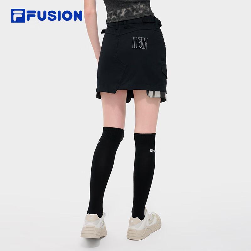 FILAFUSION Women's Slim-Fit Denim Cargo Skirt