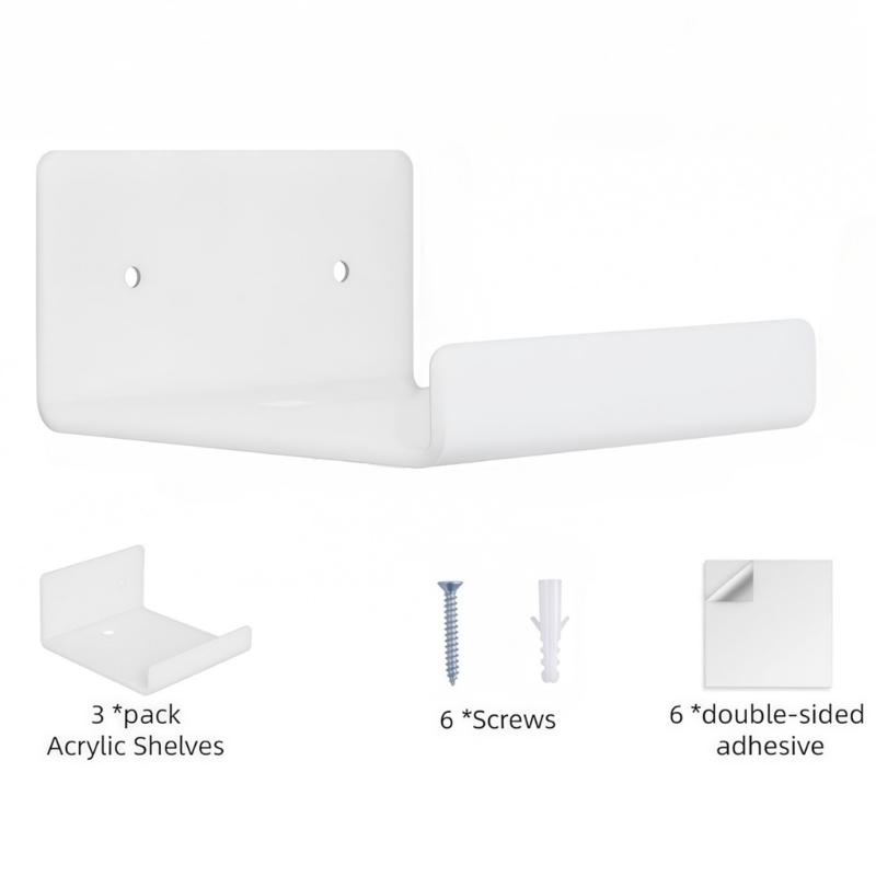 Wall Mounted Organizers Set Heavy Duty Anti Deformation Shelves Easy Installation Security Device Storage Rack