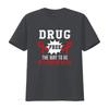 Red Ribbon Drug Free The Way To Be Celebrate Awareness T Shirt vintage Washed Top For Everyday Wear Stylish Comfortable