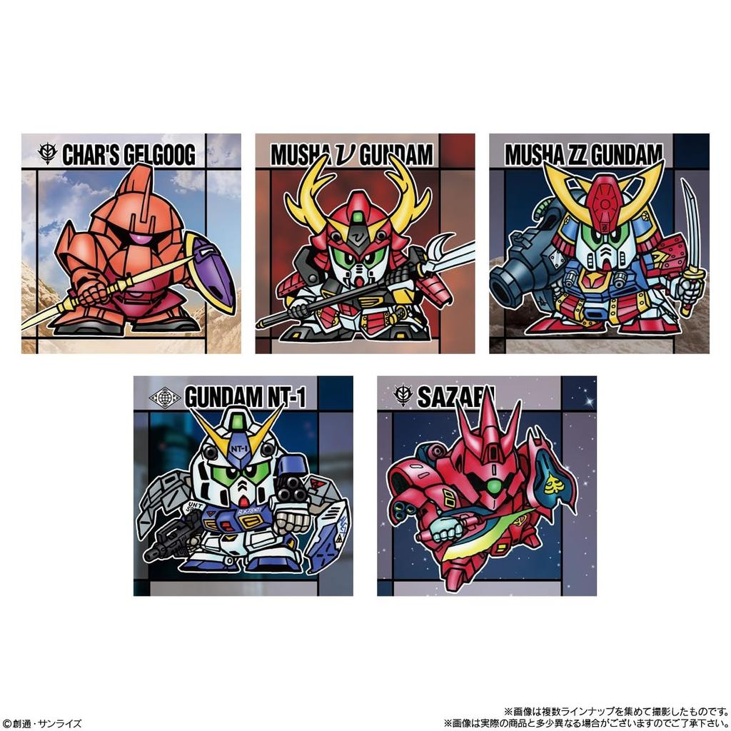 Original SD Gundam Snacks box 10-piece (candy toys)