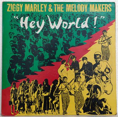 LP Record ZIGGY MARLEY & THE MELODY MAKERS - Hey World ST17234 Rita Marley Mus 1986 Jamaica Reggae, Ska & Dub Used
